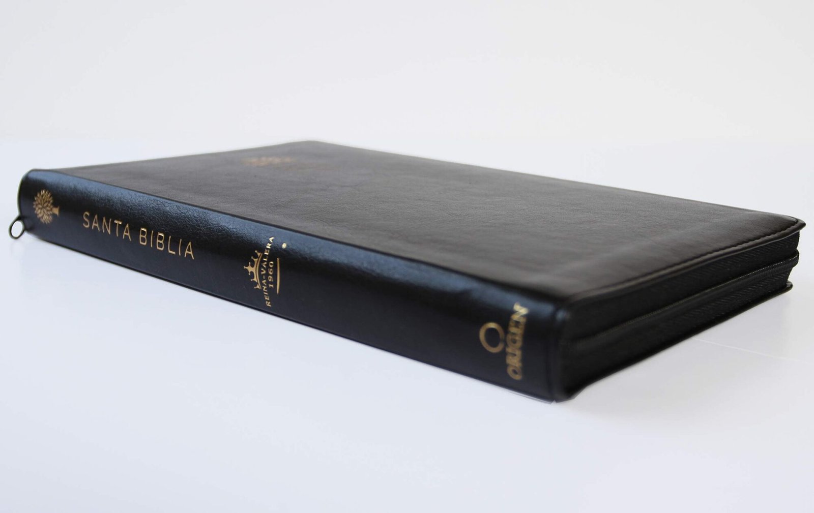 Biblia RVR60 letra grande Símil piel negra Cierre 3 Biblia RVR60 letra grande Símil piel negra Cierre - Image 3