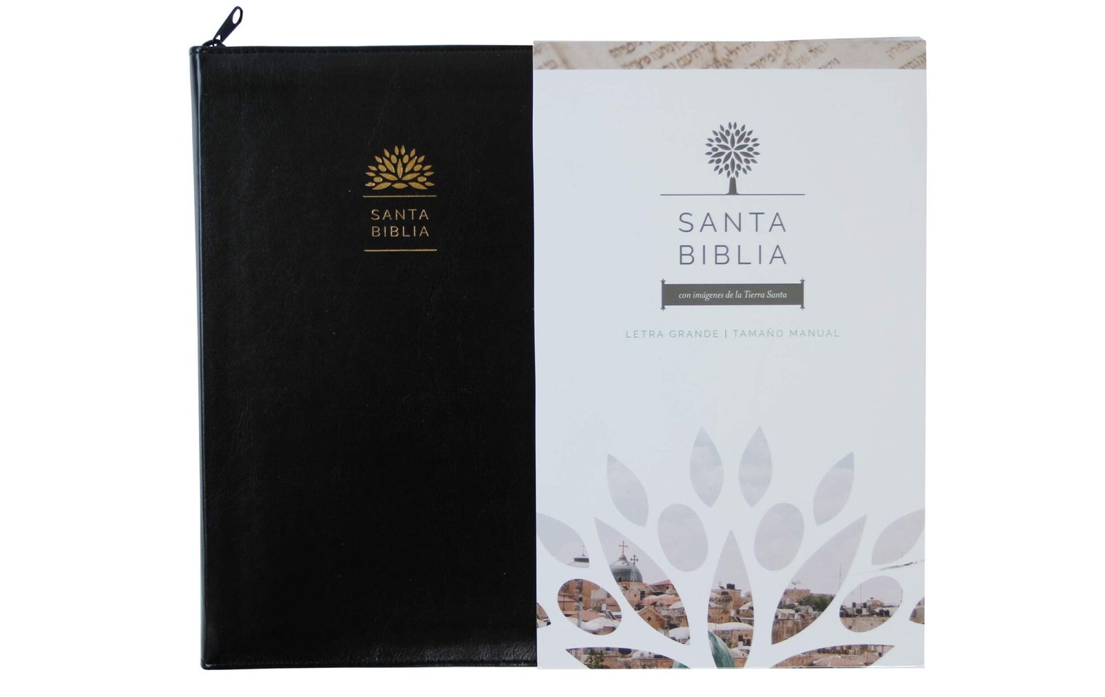 Biblia RVR60 letra grande Símil piel negra Cierre 2 Biblia RVR60 letra grande Símil piel negra Cierre - Image 2