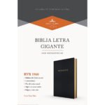 RVR 1960 Biblia Letra Gigante con Referencias Negro Imitacion piel – imagen 2