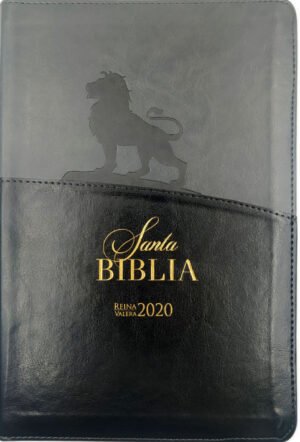 Biblia RVR versión 2020/LG 12 Puntos/ Negro León