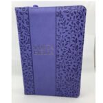 Biblia Reina Valera 1960 Letra Grande Manual Lavanda