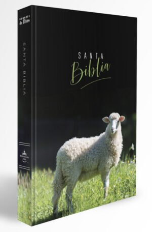 Biblia RVR 1960 Letra Grande Tamaño Manual Cordero de Dios Tapa Dura
