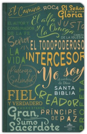 Biblia RV60/Nombres De Dios/LG/Tapa Dura/Verde Olivo