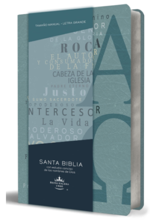 Biblia RV60 LG Nombres De Dios Tamaño Manual Piel
