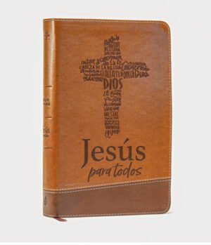 Biblia de Promesas RVR 1960 Jesús para todos Letra Grande Café
