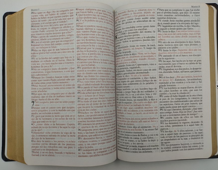 Biblia Letra Grande RV 1909 Piel especial negra 4 Biblia Letra Grande RV 1909 Piel especial negra - Image 4