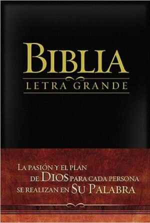 Biblia Letra Grande RV 1909 Piel especial negra