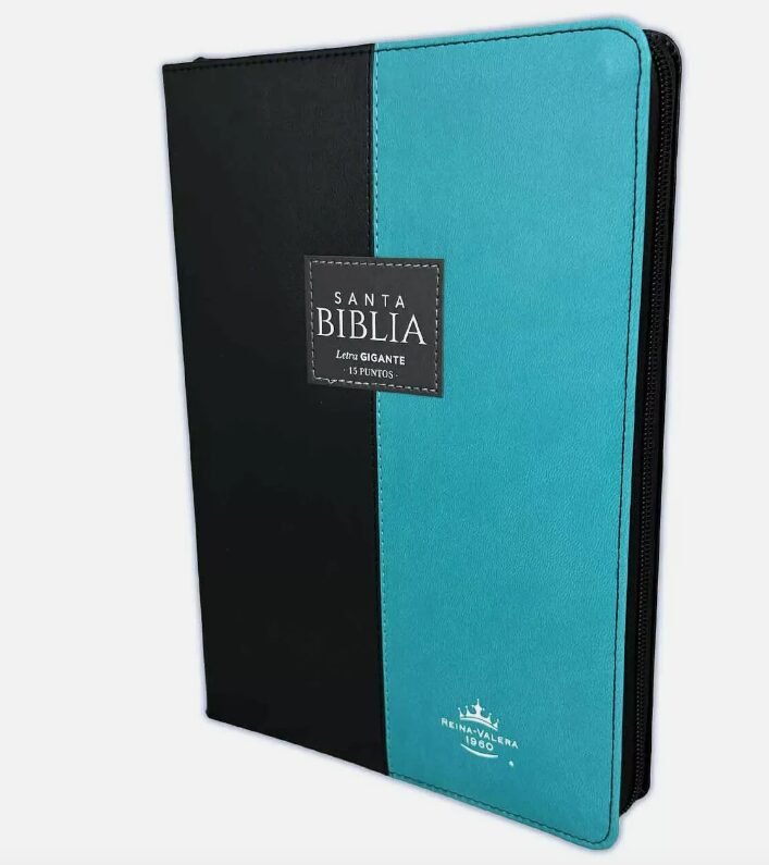 RVR60 Letra Gigante Negro/Turquesa 1 RVR60 Letra Gigante Negro/Turquesa