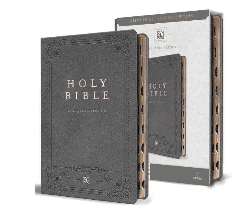 Biblia Ingles KJV Gris Indice Letra Gigante 1 Biblia Ingles KJV Gris Indice Letra Gigante