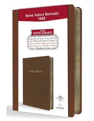 Biblia RVR60 Marrón Letra Super Gigante