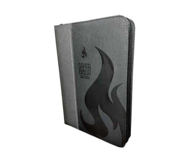 RVR60 Biblia 085, Llama gris, negra 2 RVR60 Biblia 085, Llama gris, negra - Image 2