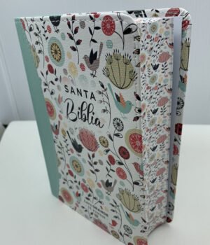 Biblia RV60 LG Compacta Símil piel Primaveral Turquesa