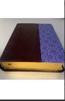 Biblia RVR 1960 Letra Grande Tamaño Manual Morado Marron Símil Piel 3 Biblia RVR 1960 Letra Grande Tamaño Manual Morado Marron Símil Piel - Image 3