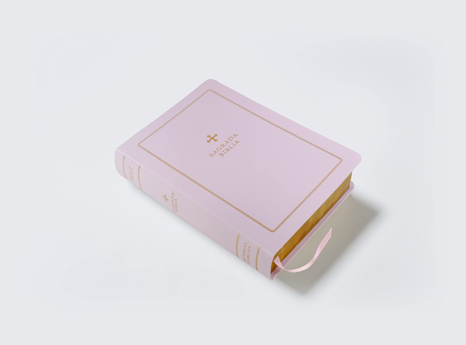 Biblia Catolica Para Regalos Y Ceremonias/Piel Elaborada/Rosa 3 Biblia Catolica Para Regalos Y Ceremonias/Piel Elaborada/Rosa - Image 3