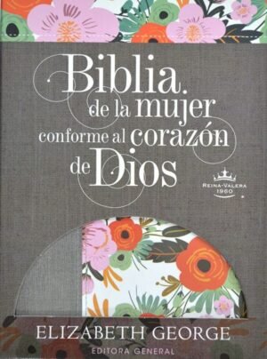 Biblia de la mujer conforme al corazón de Dios/ flores