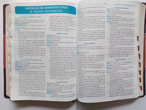 Biblia para la Predicación RVR 1960 Marrón 2 Biblia para la Predicación RVR 1960 Marrón - Image 2
