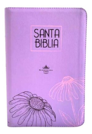Biblia Letra Grande Con Cierre Lila