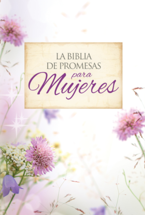 Biblia de promesas RVR60 letra grande con cierre Floral