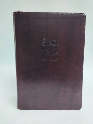 Biblia Reina Valera 1995 Piel Vinotinto