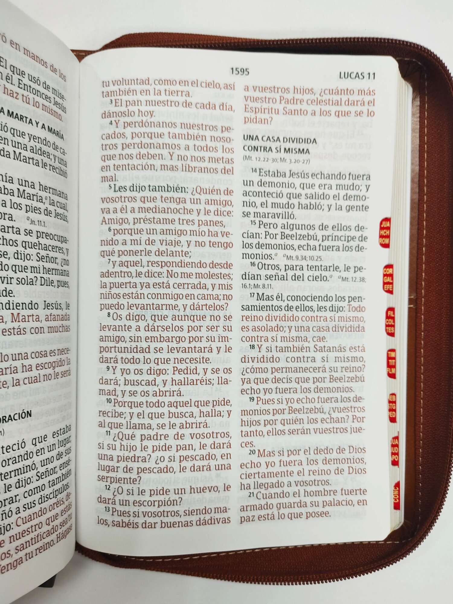 Biblia letra gigante Marrón, Referencias, tamaño manual 3 Biblia letra gigante Marrón, Referencias, tamaño manual - Image 3