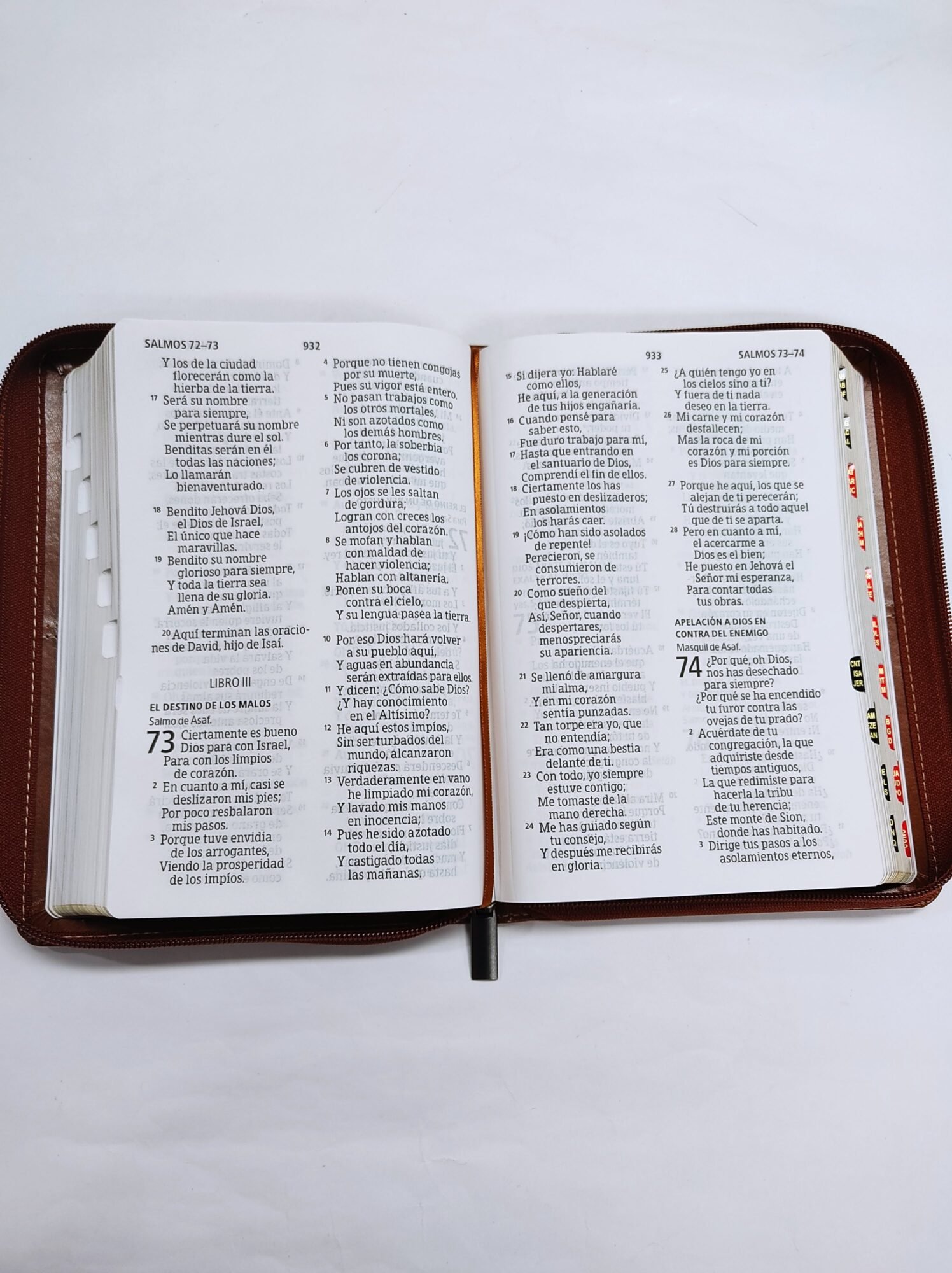 Biblia letra gigante Marrón, Referencias, tamaño manual 4 Biblia letra gigante Marrón, Referencias, tamaño manual - Image 4