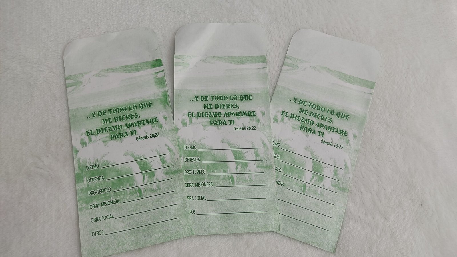 Sobres Para Diezmo Y Ofrenda Grande / Paquete por 100 Unidades 2 Sobres Para Diezmo Y Ofrenda Grande / Paquete por 100 Unidades - Image 2