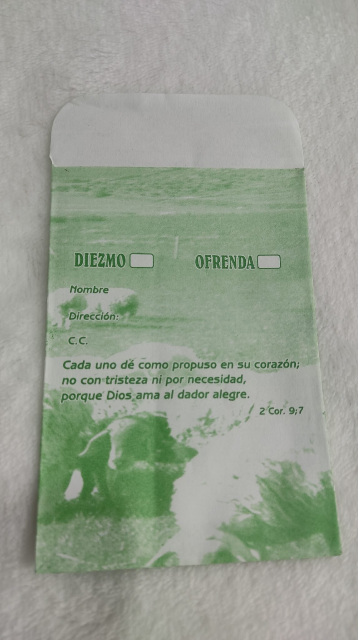 Sobres Para Diezmo Y Ofrenda Pequeño / Paquete por 100 Unidades 2 Sobres Para Diezmo Y Ofrenda Pequeño / Paquete por 100 Unidades - Image 2
