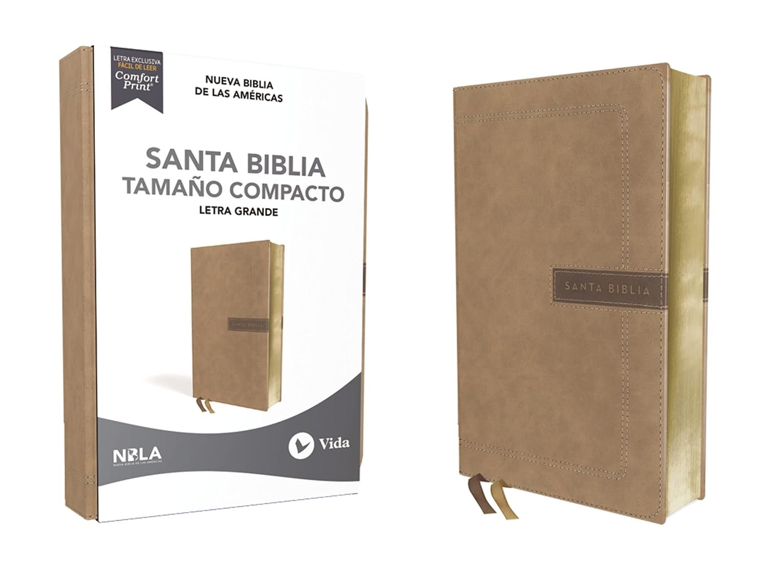 NBLA/Biblia Letra/Grande Compacto/Beige 1 NBLA/Biblia Letra/Grande Compacto/Beige