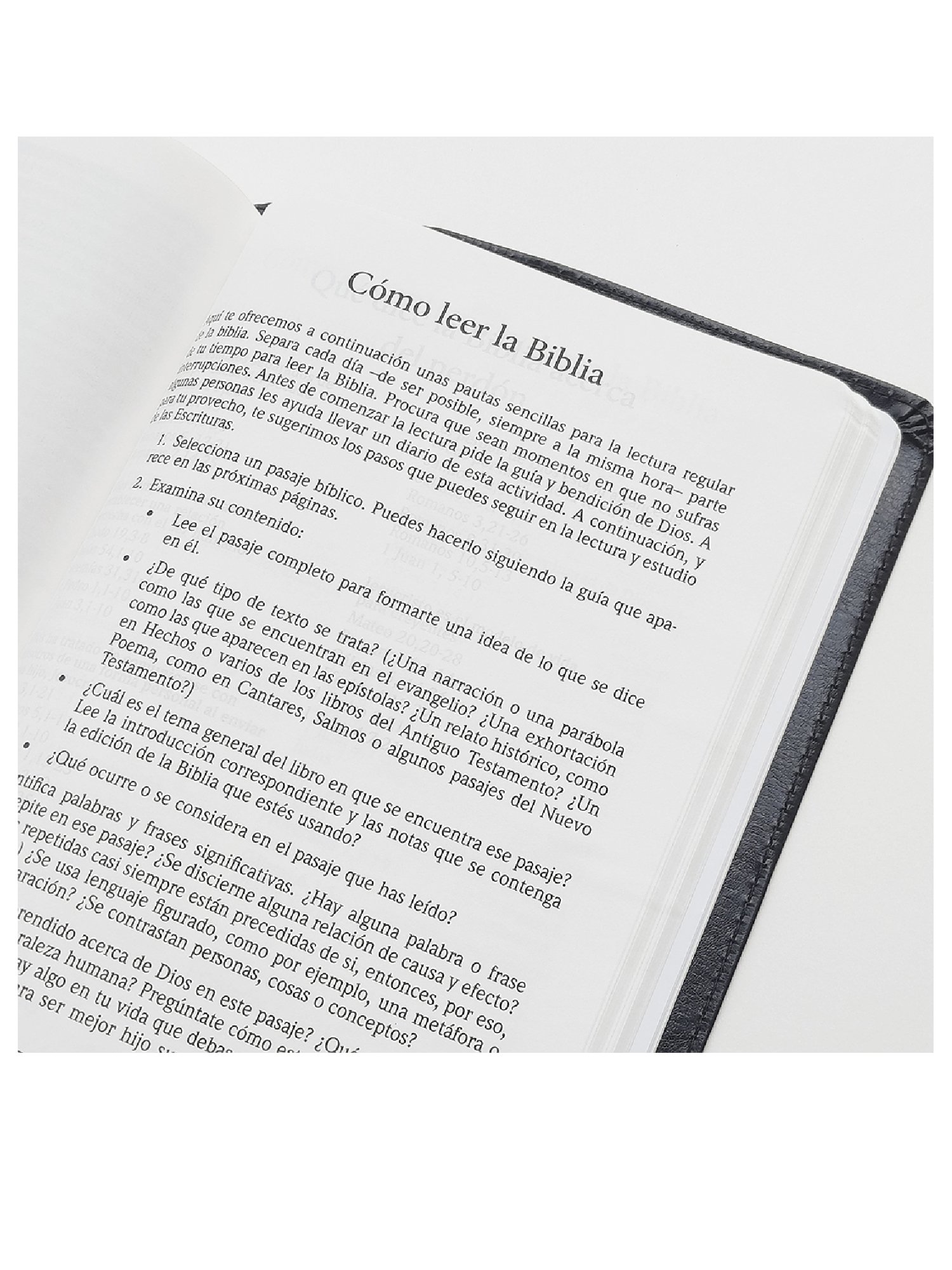 Biblia RVR1960 Letra Grande /Imitación Negro 2 Biblia RVR1960 Letra Grande /Imitación Negro - Image 2
