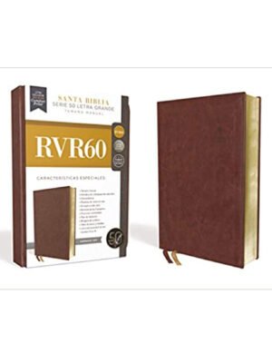 Biblias RVR60/Letra Grande/Serie 50/Café/Manual