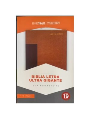 Biblia Letra Ultra gigante edición Limitada tonos café Con Indice