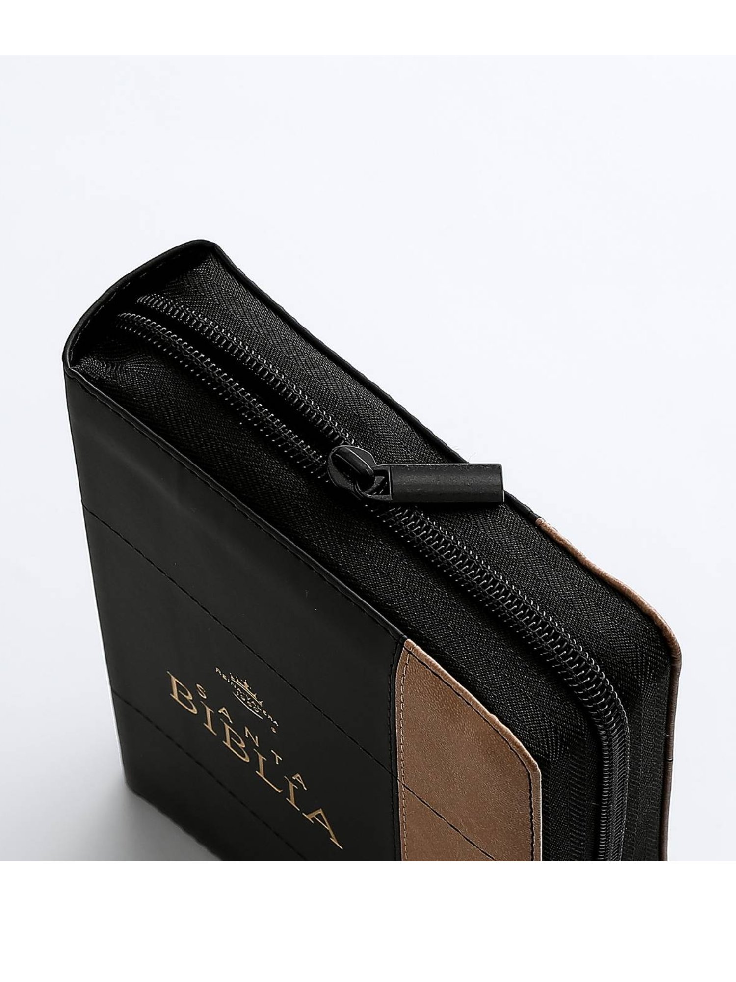 Biblia RVR1960 Sentí Piel Bicolor Negro, Café 2 Biblia RVR1960 Sentí Piel Bicolor Negro, Café - Image 2