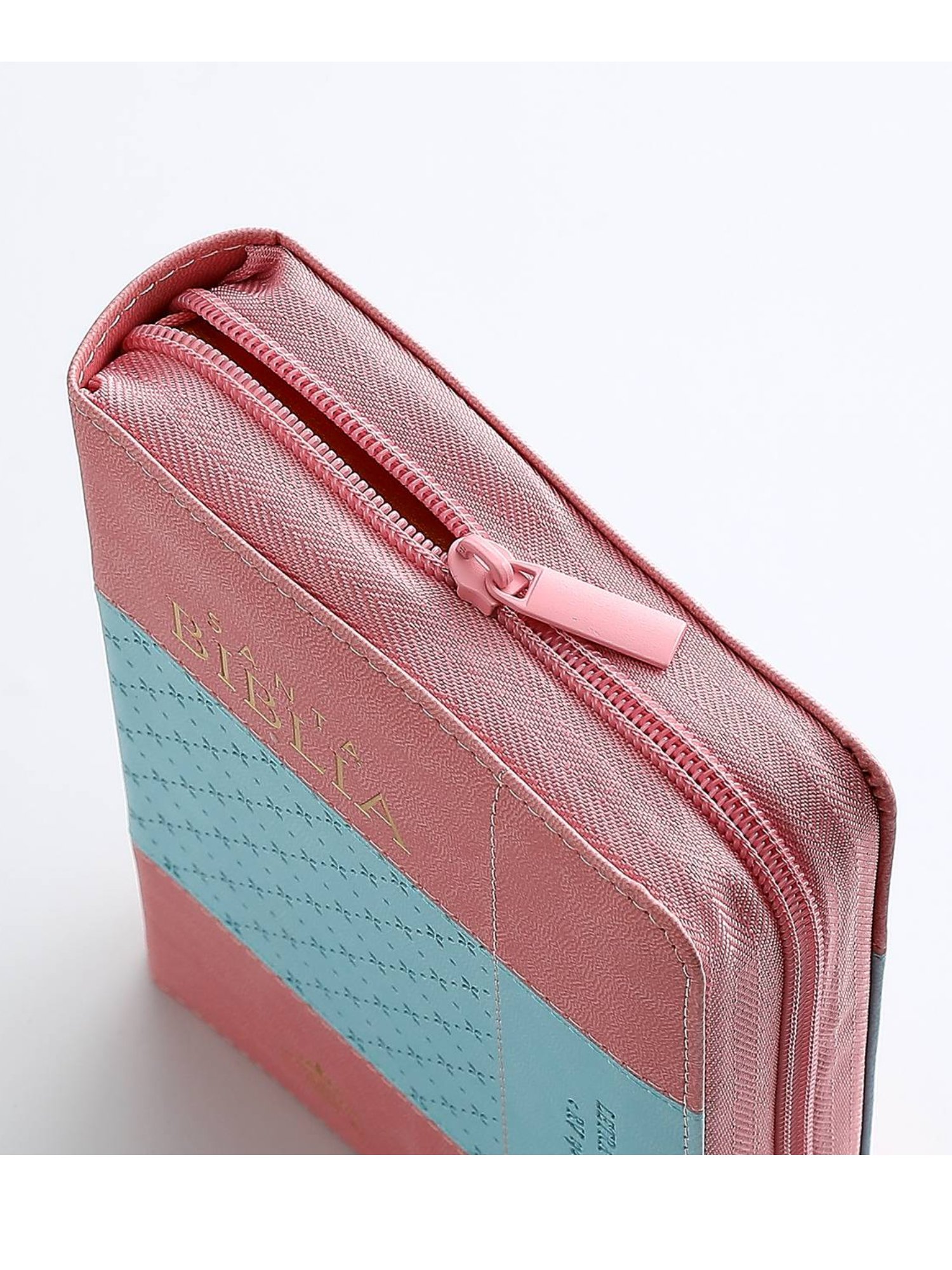 Biblia RVR1960 Sentí Piel Bicolor Rosa, Azul 4 Biblia RVR1960 Sentí Piel Bicolor Rosa, Azul - Image 4