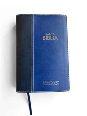 Biblia RVR2020 Letra Grande Azul Símil Piel