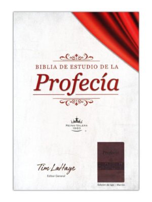 Biblia De Estudio De La Profecía Imitación Piel Marrón