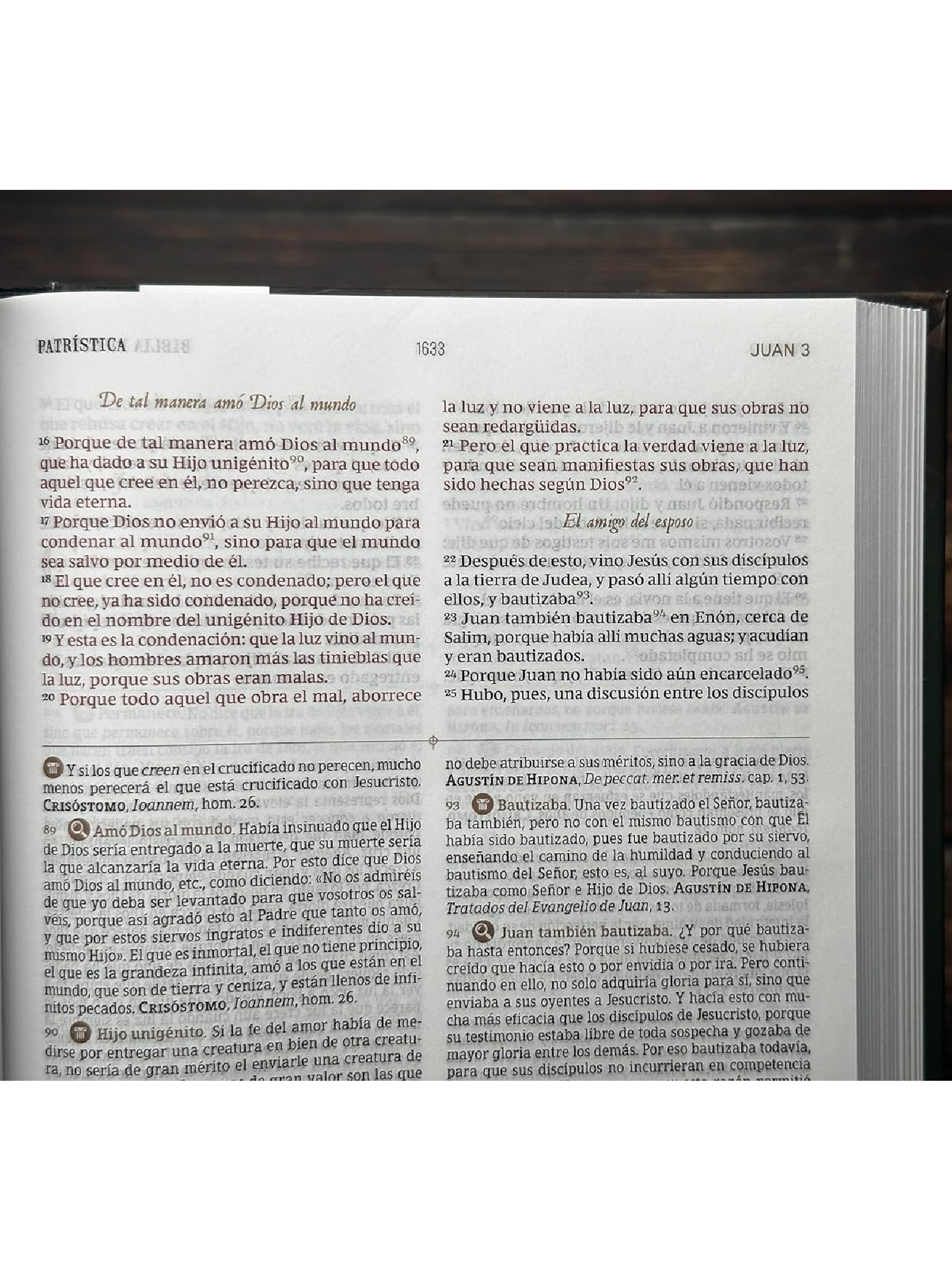 Biblia de Estudio Patrística Tapa Dura 4 Biblia de Estudio Patrística Tapa Dura - Image 4