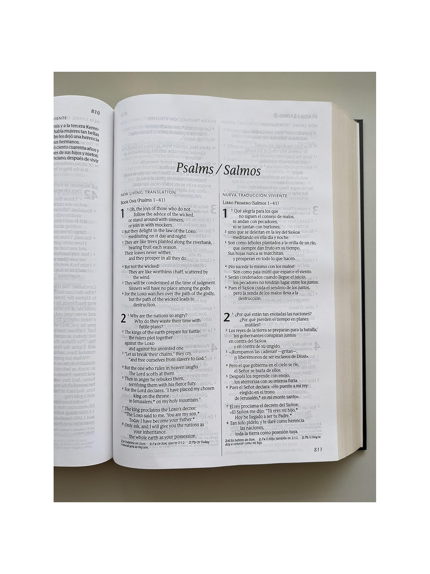 Biblia Bilingue NLT NTV Negro Tapa Dura 2 Biblia Bilingue NLT NTV Negro Tapa Dura - Image 2