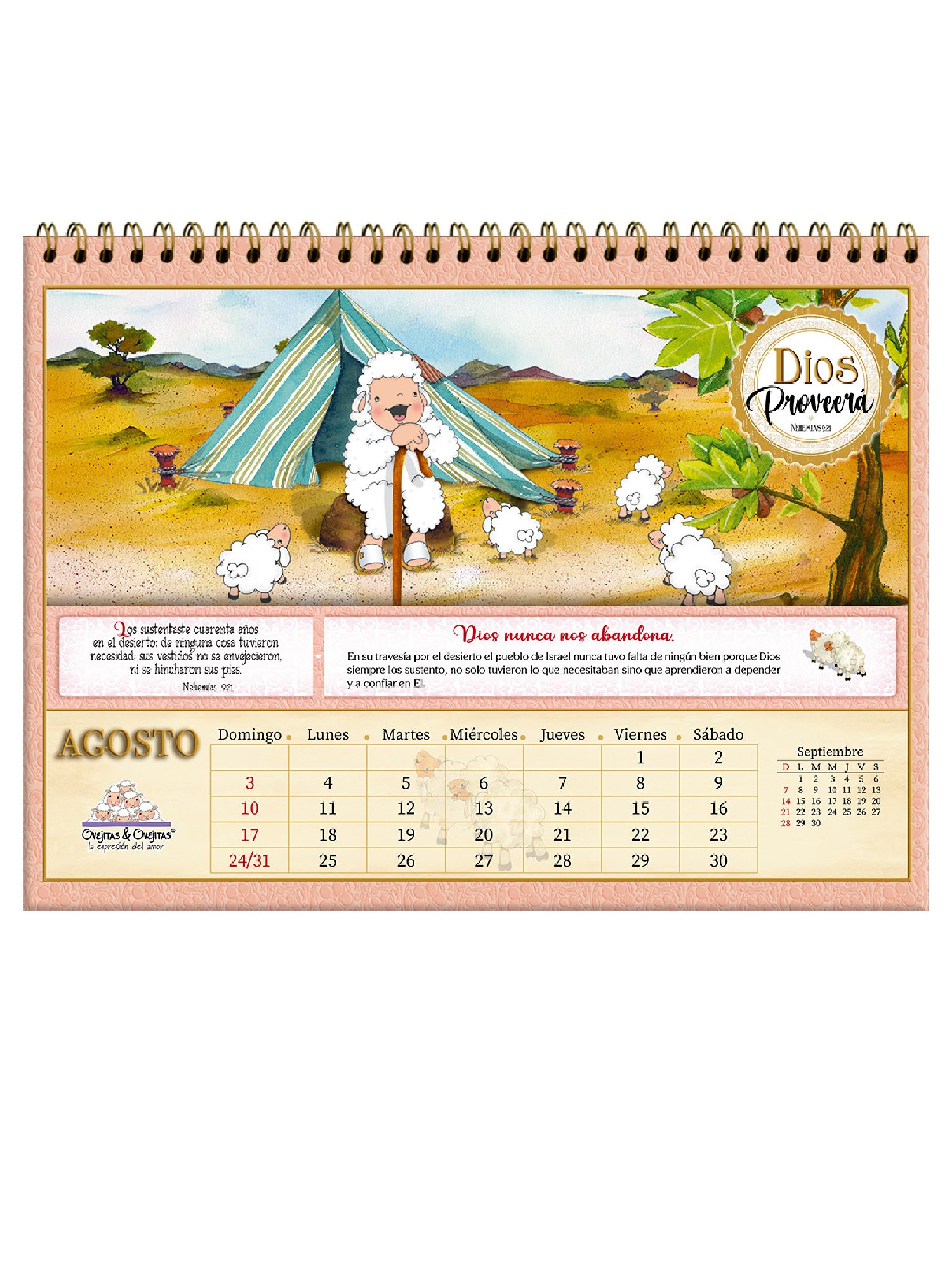 Calendario Ovejitas Escritorio 2025 2 Calendario Ovejitas Escritorio 2025 - Image 2