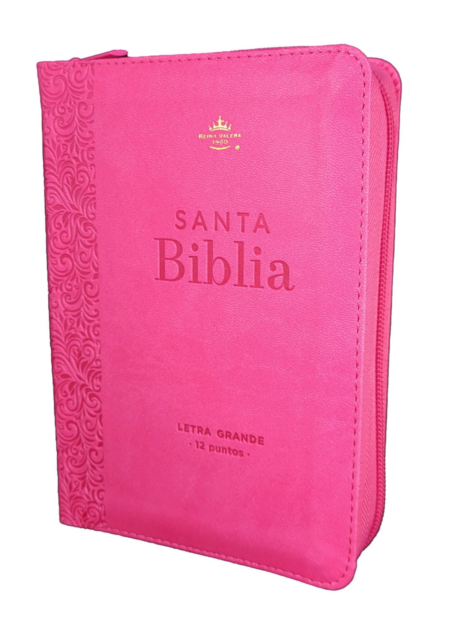 Biblia RVR60 con Cierre Portátil Sentí piel fucsia floral 1 Biblia RVR60 con Cierre Portátil Sentí piel fucsia floral