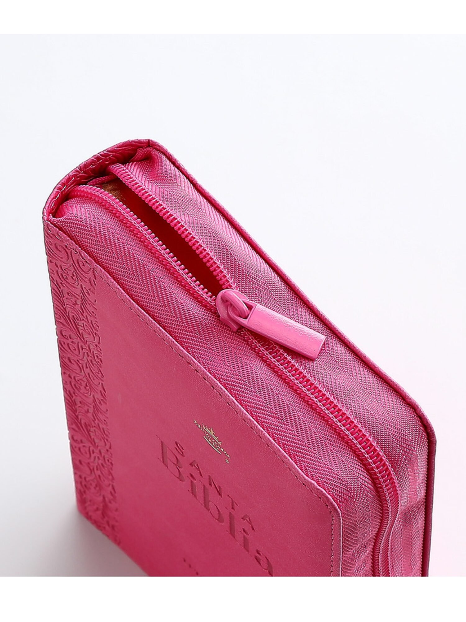 Biblia RVR60 con Cierre Portátil Sentí piel fucsia floral 3 Biblia RVR60 con Cierre Portátil Sentí piel fucsia floral - Image 3