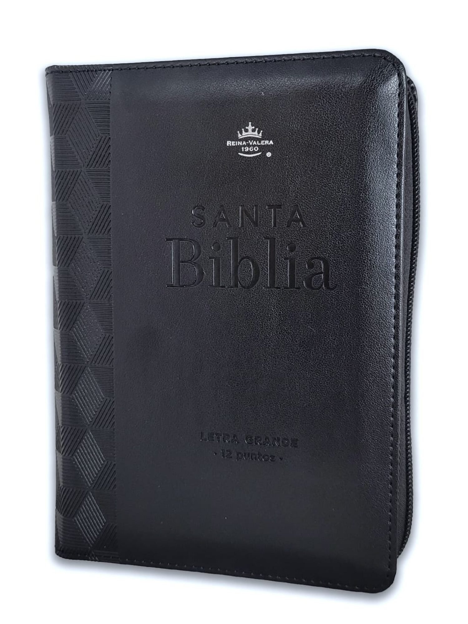 Biblia RV1960 Letra Grande Compacta con Cierre Negro 1 Biblia RV1960 Letra Grande Compacta con Cierre Negro