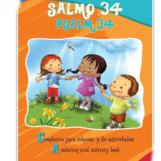 Salmo 34 Cuaderno para colorear Bilingüe 1 Salmo 34 Cuaderno para colorear Bilingüe