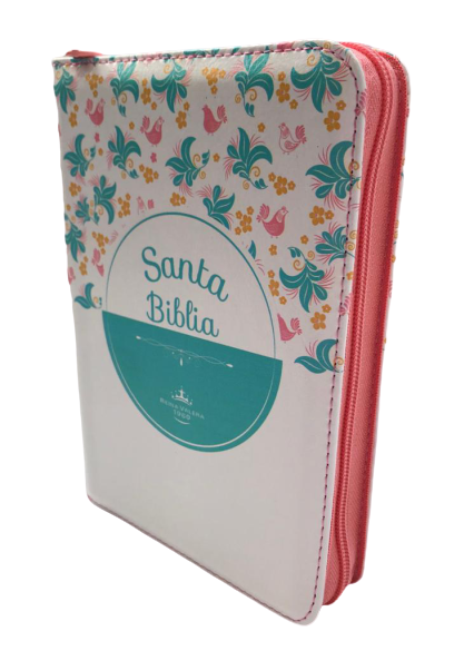 RVR60 Biblia 045, Blanco floral 2 RVR60 Biblia 045, Blanco floral - Image 2
