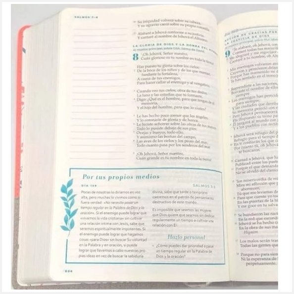 Biblia Devocional Mujer Verdadera RVR60 5 Biblia Devocional Mujer Verdadera RVR60 - Image 5