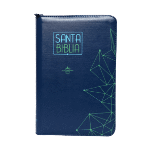 Biblia Letra Grande con Cierre Azul