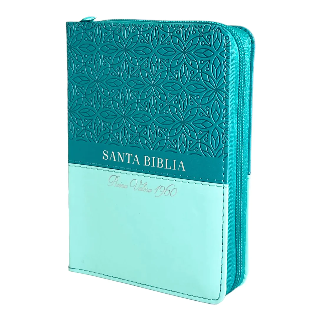 Biblia Reina Valera 1960 De Bolsillo Imitación Piel Turquesa 1 Biblia Reina Valera 1960 De Bolsillo Imitación Piel Turquesa
