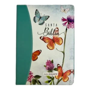 Reina Valera 1960 LG Mariposas Turquesa