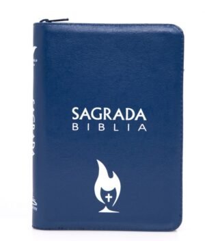 Biblia Con Cierre Piel Azul Dios Habla Hoy