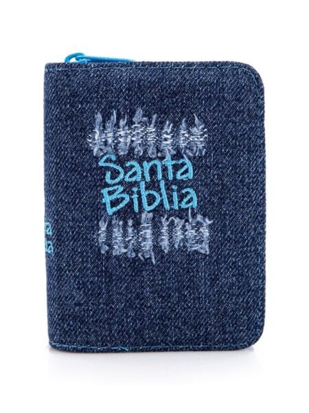 Biblia desgaste azul con cierre 1 Biblia desgaste azul con cierre