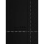 Biblia de Promesas RVR 1960 Letra Grande Manual simil Piel negra con cierre